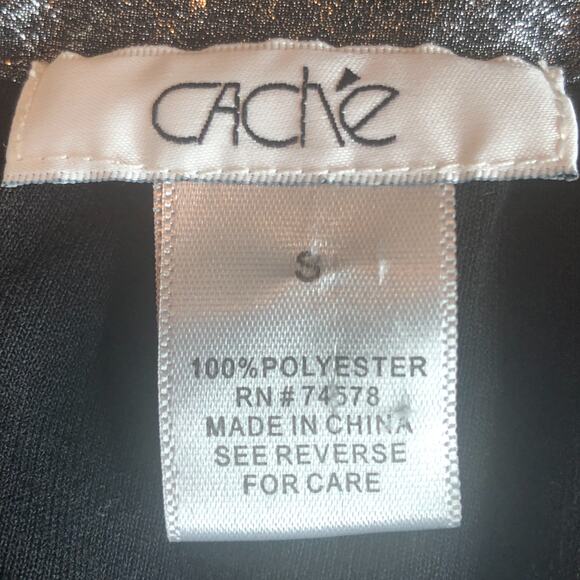 Cache Metallic Gray Camisole - Size Small - Picture 9 of 9